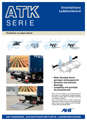 Chargement montées sur camions AHT ATK 500 ST/ST
