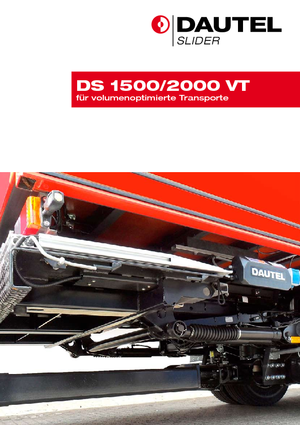 Chargement montées sur camions DAUTEL DS 1500 VT