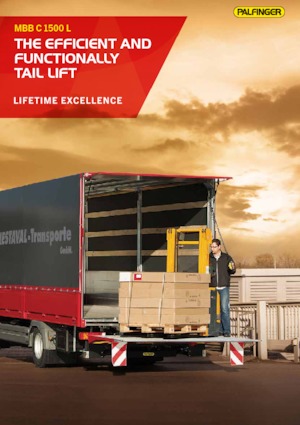 Chargement montées sur camions MBB Palfinger MBB C 1500 L