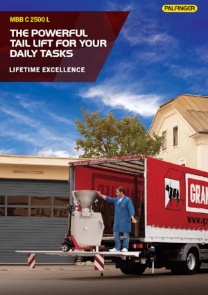 Chargement montées sur camions MBB Palfinger MBB C 2500 L