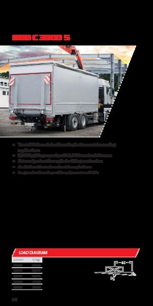 Chargement montées sur camions MBB Palfinger MBB C 3000 S