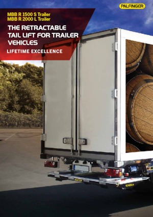 Chargement montées sur camions MBB Palfinger MBB R 2000 L TRAILER