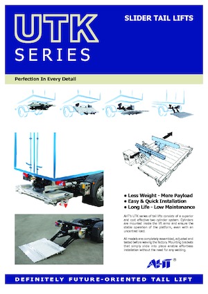Chargement montées sur camions AHT UTK 1500 ST/AL