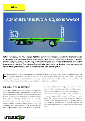 Remorques surbaissées Joskin TRAILED WAGO TR8000D13