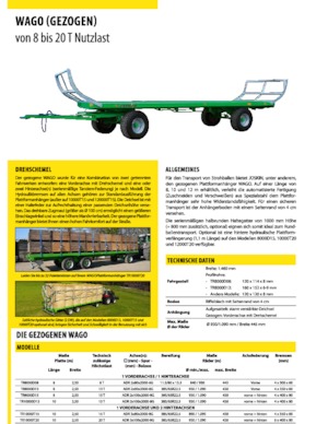 Remorques surbaissées Joskin WAGO-LOADER LTR12000T20