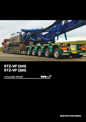 Semi-remorques/porte engins Goldhofer STZ-VP 245