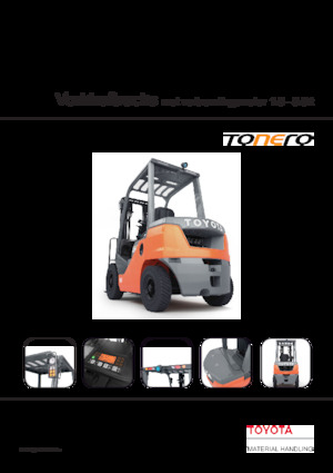 Chariots élevateurs frontaux à gaz Toyota 02-8 FGF 18