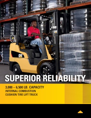 Chariots élevateurs frontaux à gaz Caterpillar 2C6000