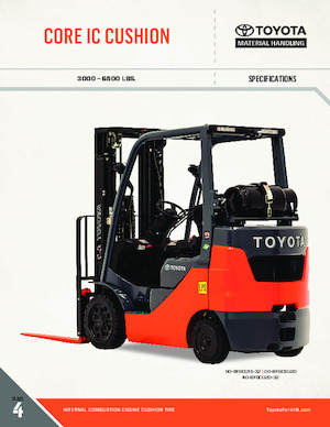 Chariots élevateurs frontaux à gaz Toyota 40-8FGCU30