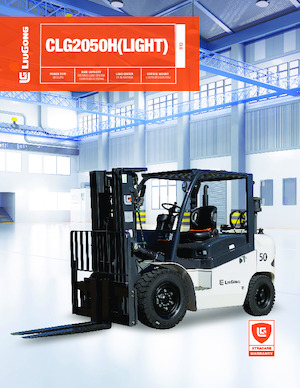 Chariots élevateurs frontaux à gaz Liugong CLG2050H/L LPG