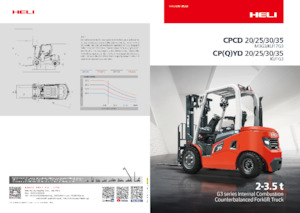 Chariots élevateurs frontaux à gaz Heli CPYD20