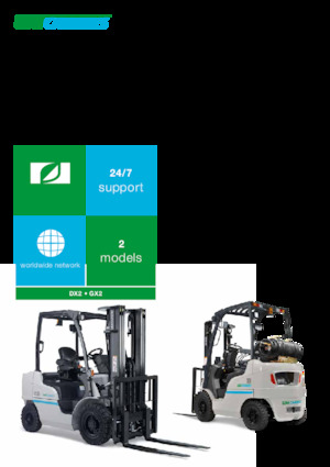 Chariots élevateurs frontaux à gaz UniCarriers GX2-50H