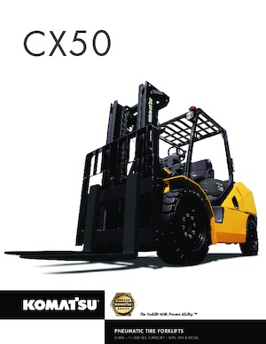 Chariots élevateurs frontaux à gaz Komatsu FG50ATU-10