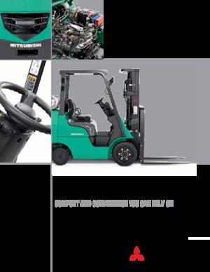 Chariots élevateurs frontaux à gaz Mitsubishi FGC20CN