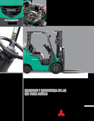 Chariots élevateurs frontaux à gaz Mitsubishi FGC18N