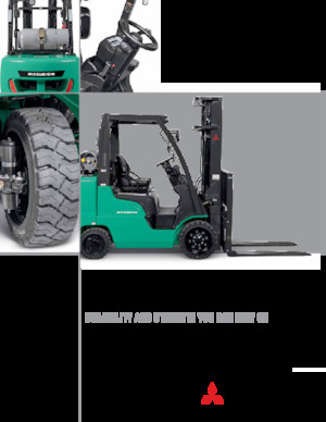Chariots élevateurs frontaux à gaz Mitsubishi FGC35CN