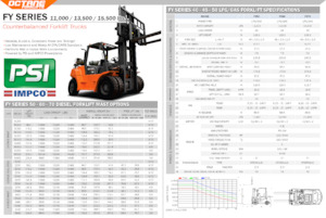 Chariots élevateurs frontaux à gaz OCTANE FY50