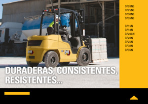 Chariots élevateurs frontaux à gaz Caterpillar GP18N 