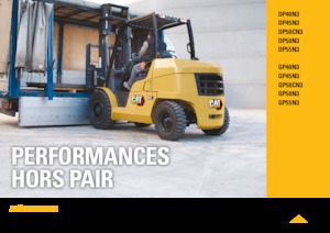 Chariots élevateurs frontaux à gaz Caterpillar GP50N3