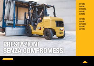 Chariots élevateurs frontaux à gaz Caterpillar GP50N3