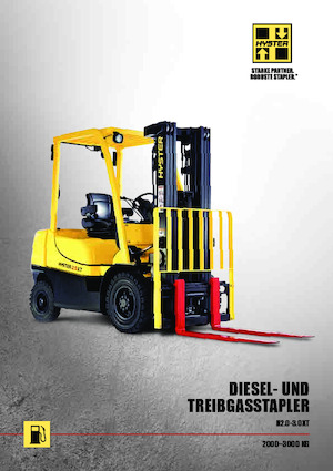 Chariots élevateurs frontaux à gaz Hyster H2.5XT