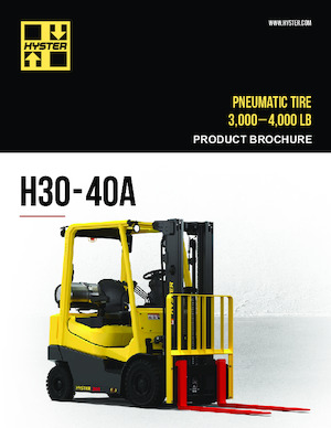 Chariots élevateurs frontaux à gaz Hyster H35A