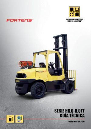 Chariots élevateurs frontaux à gaz Hyster H8.0FTS