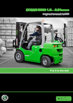 Chariots élevateurs frontaux à gaz Cesab M320GV