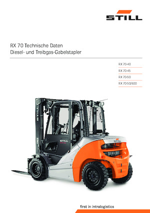 Chariots élevateurs frontaux à gaz Still RX 70-50 T
