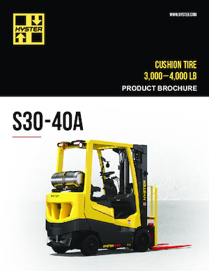 Chariots élevateurs frontaux à gaz Hyster S30A