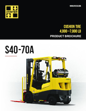 Chariots élevateurs frontaux à gaz Hyster S60A