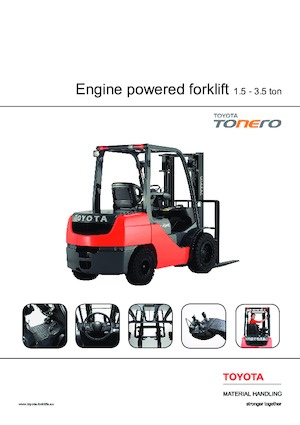 Chariots élevateurs frontaux à gaz Toyota 02-8 FGKF 20 