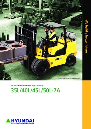Chariots élevateurs frontaux à gaz Hyundai 40L-7 A