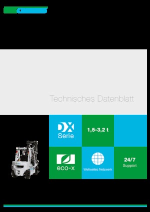 Chariots élevateurs frontaux à gaz UniCarriers DX 18