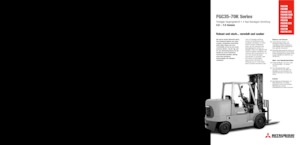 Chariots élevateurs frontaux à gaz Mitsubishi FGC40K STC