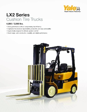 Chariots élevateurs frontaux à gaz Yale GC040LX2