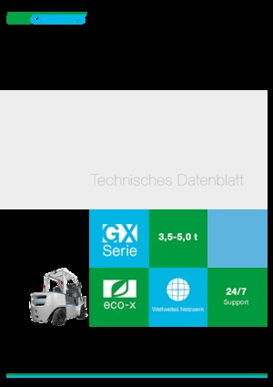 Chariots élevateurs frontaux à gaz UniCarriers GX 45