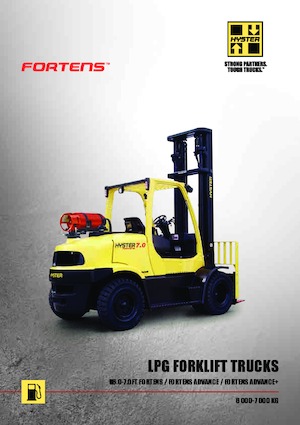 Chariots élevateurs frontaux à gaz Hyster H 7.0 FT