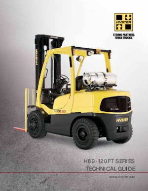 Chariots élevateurs frontaux à gaz Hyster H90FT