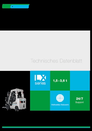 Chariots élevateurs frontaux à gaz UniCarriers LX