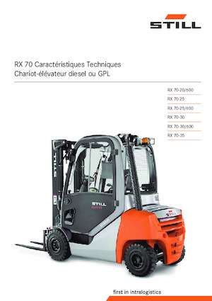 Chariots élevateurs frontaux à gaz Still RX 70-20 T/600 