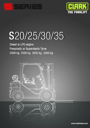 Chariots élevateurs frontaux à gaz Clark S30 L