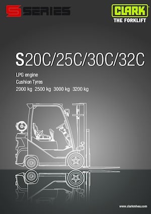Chariots élevateurs frontaux à gaz Clark S32C L