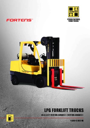 Chariots élevateurs frontaux à gaz Hyster S5.5FT