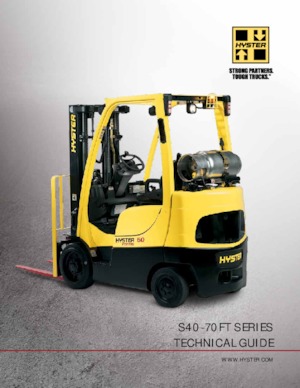 Chariots élevateurs frontaux à gaz Hyster S60FT