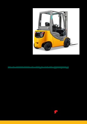 Chariots élevateurs frontaux à gaz Jungheinrich TFG 316 s