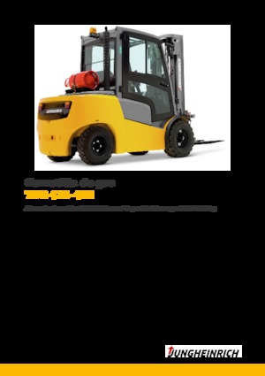 Chariots élevateurs frontaux à gaz Jungheinrich TFG 425