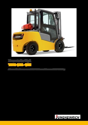 Chariots élevateurs frontaux à gaz Jungheinrich TFG 425