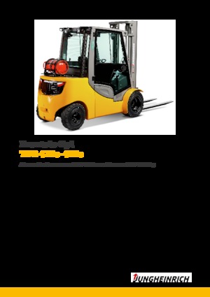 Chariots élevateurs frontaux à gaz Jungheinrich TFG 435s