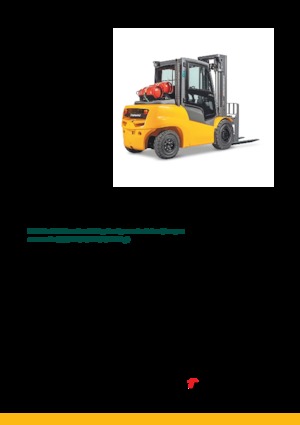 Chariots élevateurs frontaux à gaz Jungheinrich TFG S50